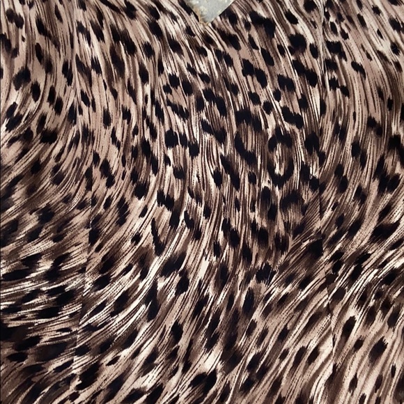 David Meister Leopard Print Sweetheart Neck Dress with Matching Wrap - Picture 2 of 7